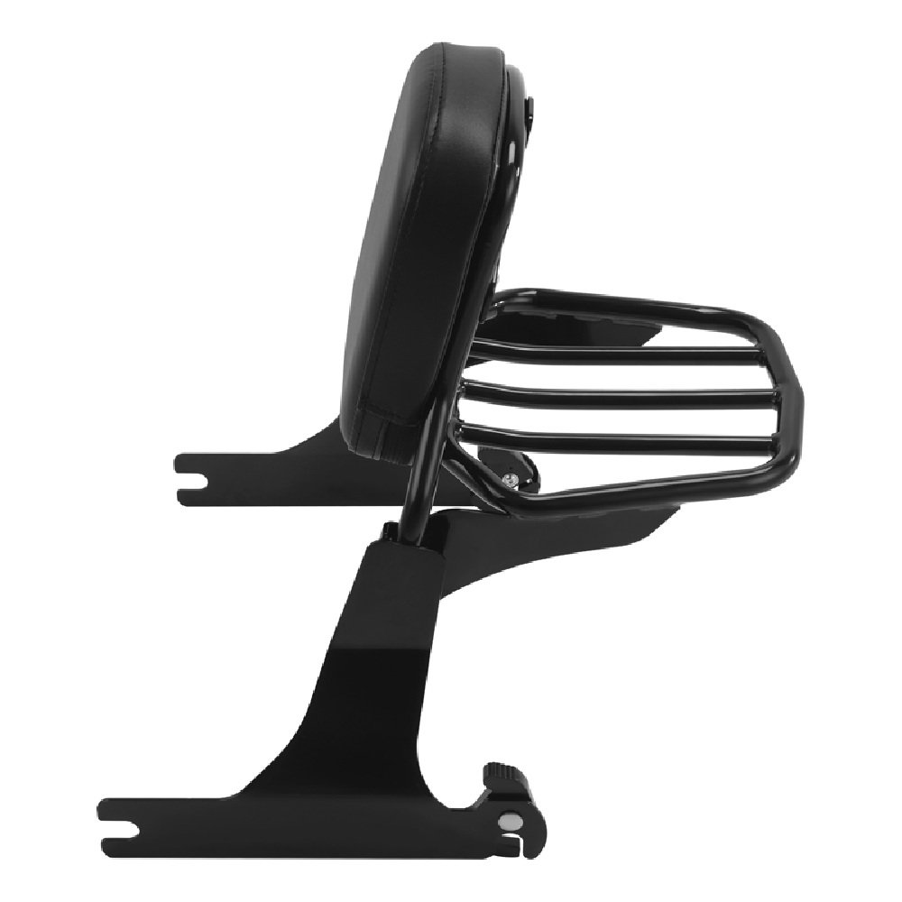 13-17 Softail Breakout Detachable Passenger Backrest Black - Image 4
