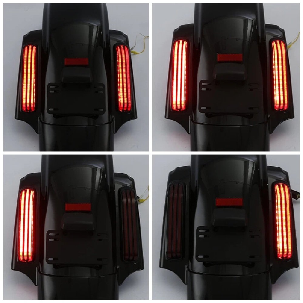 09-23 Touring Harley Rear Fender with CVO Fender Extension Fascia - Image 3