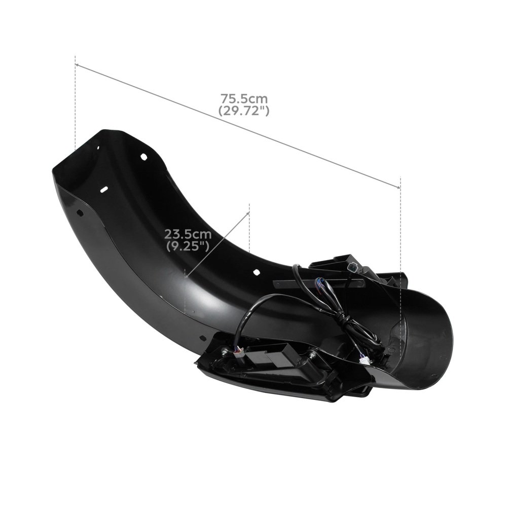 09-13 Touring Harley Rear Fender with CVO Fender Extension Fascia - Image 4
