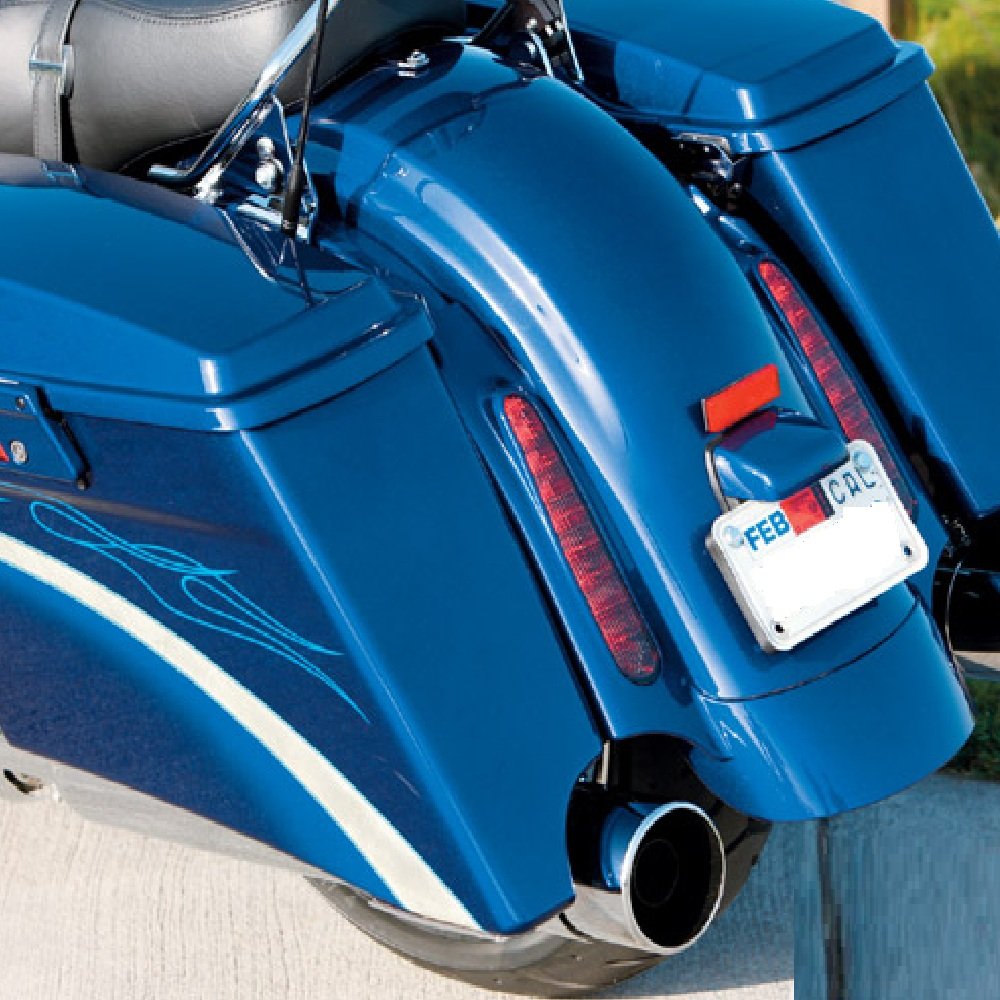 09-13 Touring Harley Rear Fender with CVO Fender Extension Fascia - Image 5