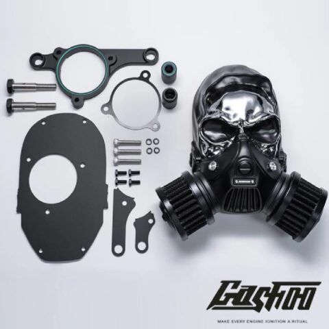 Pre-Order Gashoo Skull - High-Flow Air Filter for V-Twin M8 Motorcycles