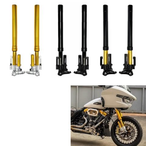 Pre-Order 14-25 Touring Harley Inverted Fork with Triple Tree Conversion Kit