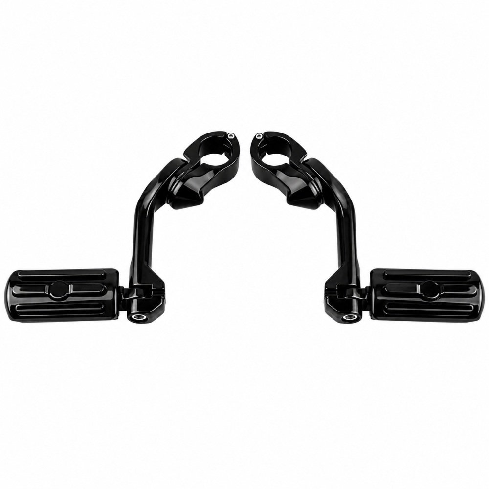 Long Angle Highway Footpeg Engine Guard Footpeg fits 32mm Diameter Engine Guard - Image 3