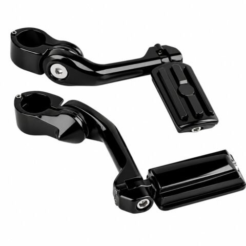 Long Angle Highway Footpeg Engine Guard Footpeg fits 32mm Diameter Engine Guard