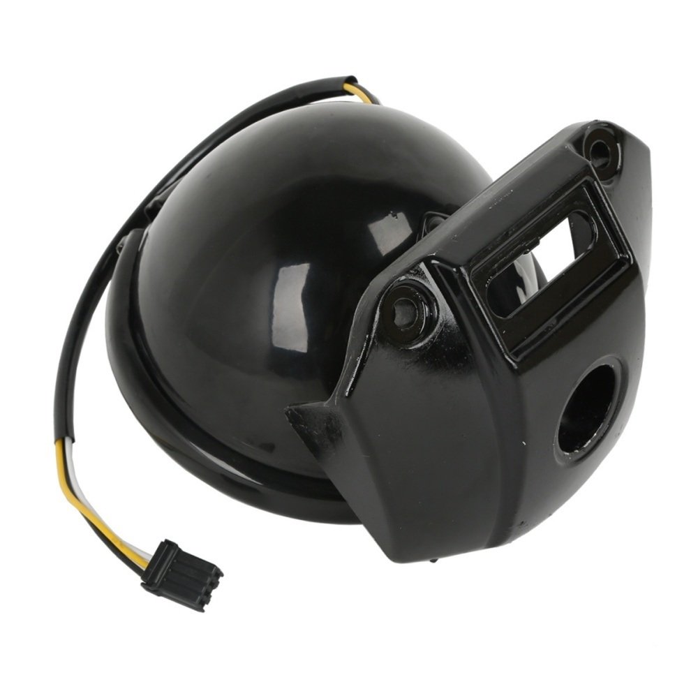5.75” Projector LED Headlight W/ Visor Bracket Black Fit For Harley Sportster XL 883 1200 - Image 3
