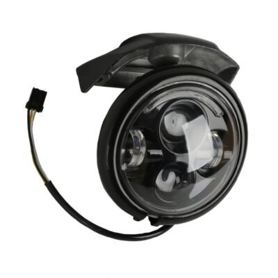 5.75” Projector LED Headlight W/ Visor Bracket Black Fit For Harley Sportster XL 883 1200