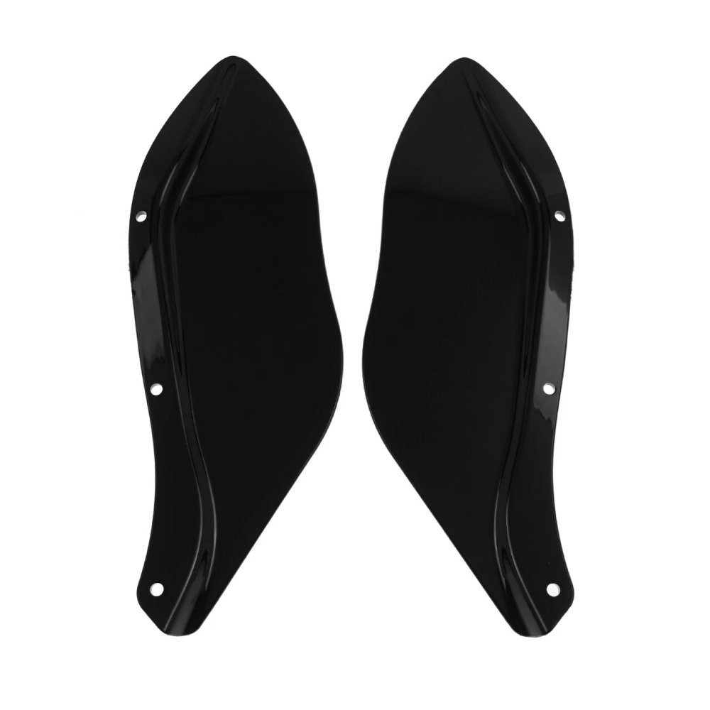 96-13 Touring Electra Street Glide Front Fairing Wind Deflector Black - Image 2