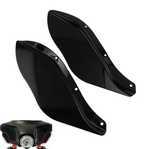 96-13 Touring Electra Street Glide Front Fairing Wind Deflector Black