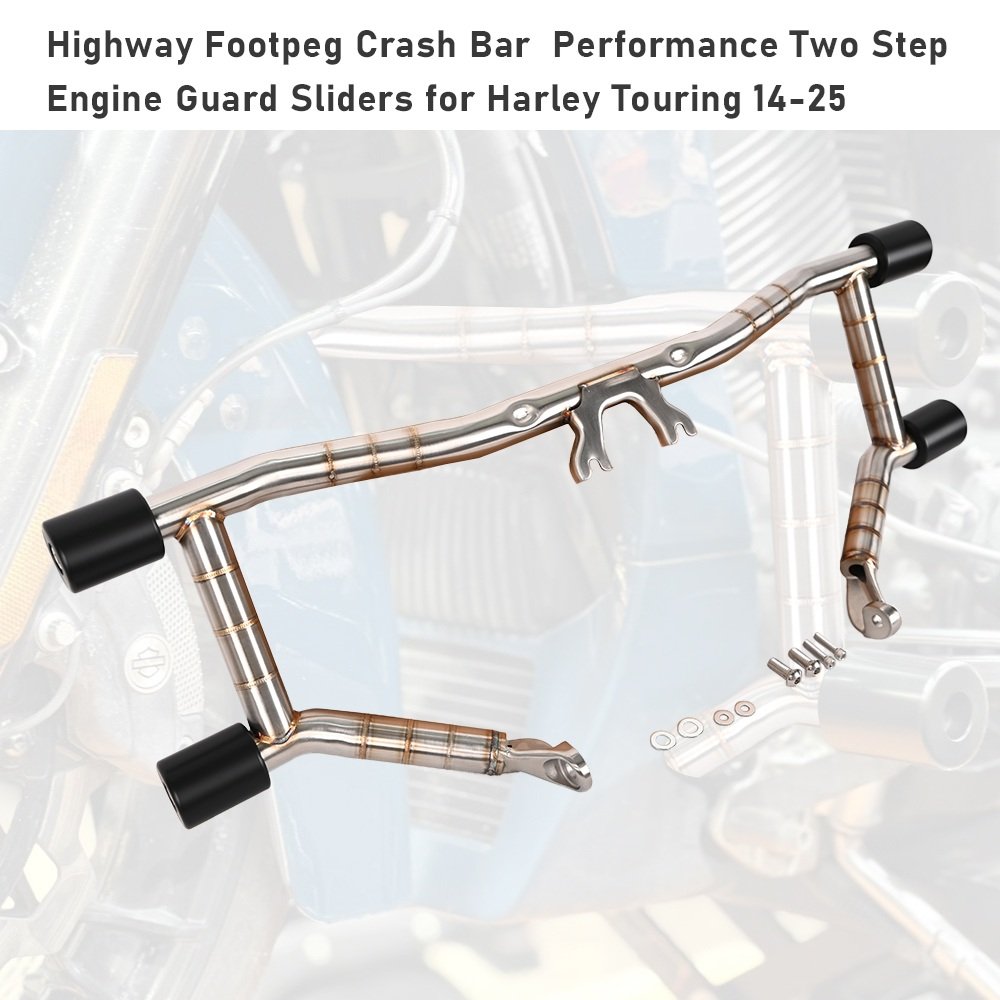 14-25 Harley Road King Street Road Glide Stainless Steel Carbon Steel 2 Step Club Style - Image 3