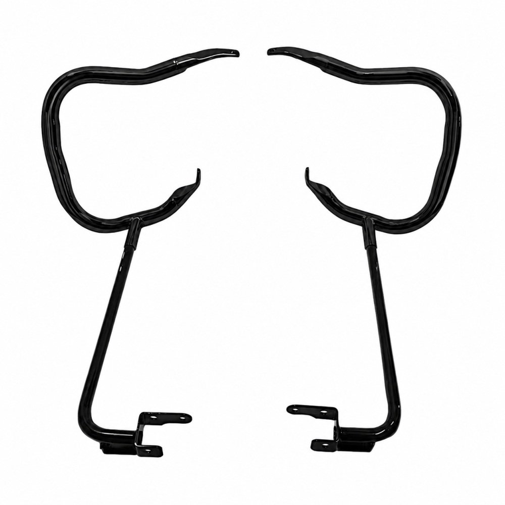 14-25 Touring Saddlebag Guard Buffalo Style Fat Tube 1.25" Diameter - Image 3