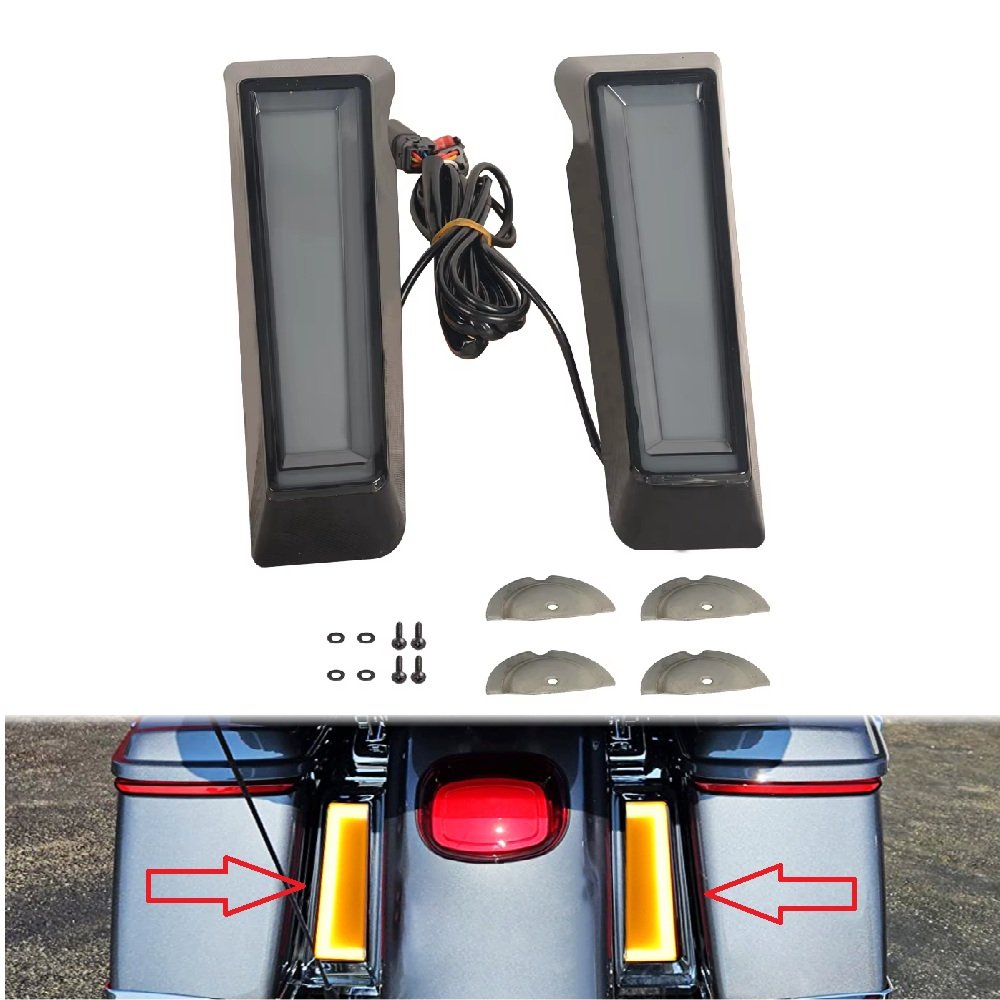 14-23 Harley Touring Fender Filler Tail Light + Turn Signal + Brake Light