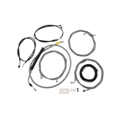 Pre-Order 14-18" Rise Handlebar Cable Kit for 21-23 Touring Street Glide Ultra Limited