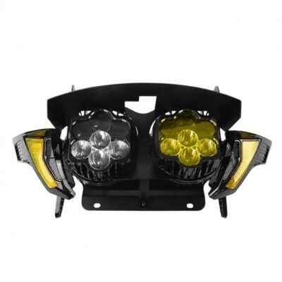 23.5-26 Road Glide Road Shark Style Headlight with Turn Signal Assembly
