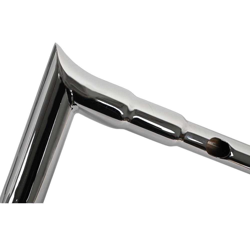 13″ Rise Big Dude Monkey Bagger Style Bars 1.5″ Diameter Chrome for Harley Touring Motorcycles - Image 4