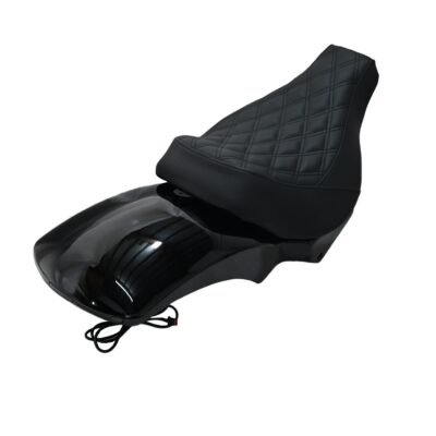 18-25 Streetbob Fatbob Sport Glide Low Rider Short Fender Bobber w/ Seat Black Glossy