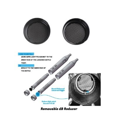 Sharkroad Muffler Silencer Valve 3.0-4.5" Diameter Size Mufflers