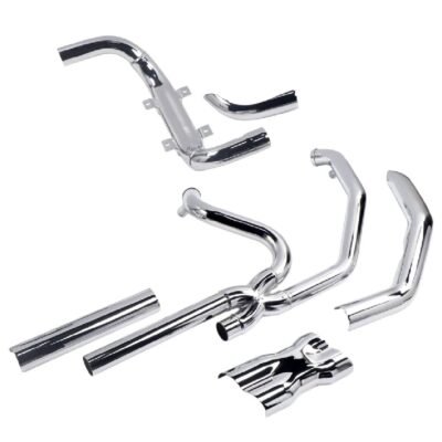 09-16 Touring X Pipe 2-1-2 Head Pipes Chrome for Harley Touring